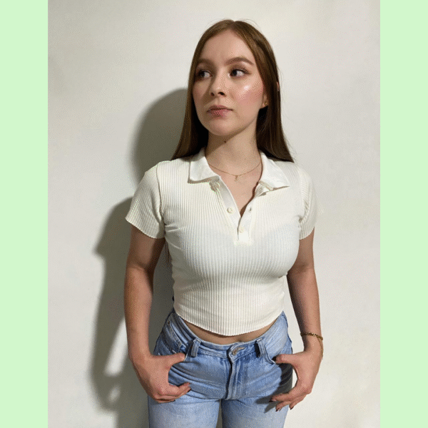 Blusa cordón plata - Image 2